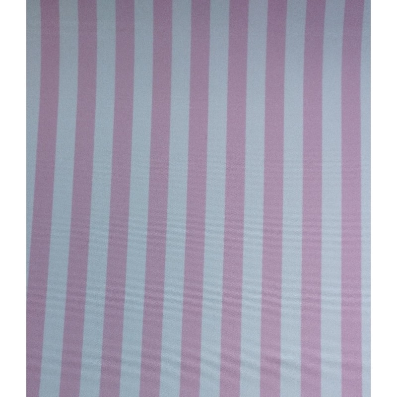 Tecido Resinado - Riscas Rosa