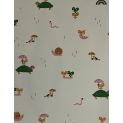 Tecido Raincoat - Ratinho e...