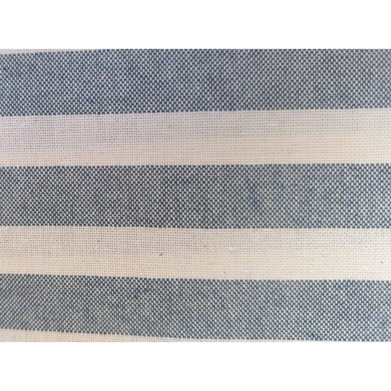 Linho Alentejano Resinado Riscas- Azul