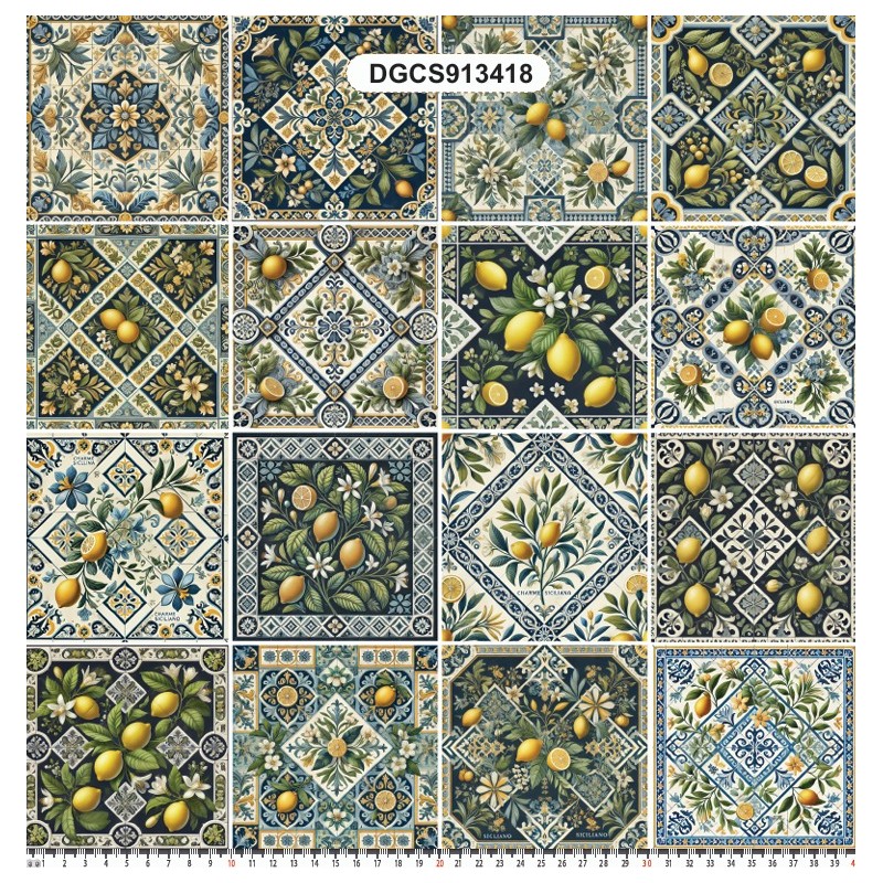 Tecido Eva Eva - Mosaico Limões