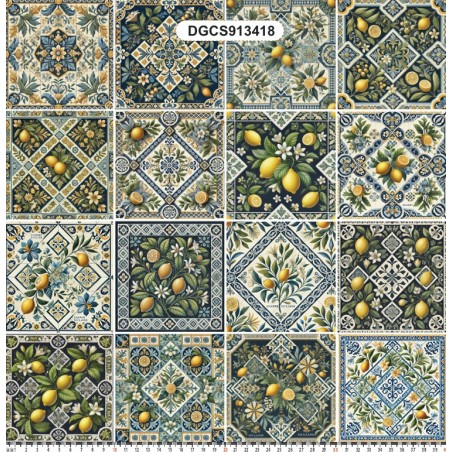 Tecido Eva Eva - Mosaico Limões