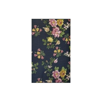 Flores grandes - Fundo Preto