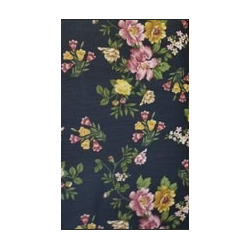 Flores grandes - Fundo Preto