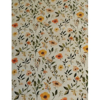 Flores Fundo creme