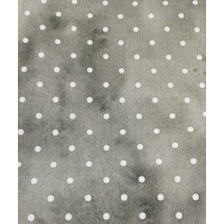 Tecido Bolas Fundo Cinza...