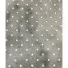 Tecido Bolas Fundo Cinza Manchado