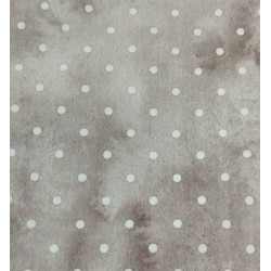 Tecido Bolas Fundo Cinza...