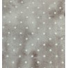 Tecido Bolas Fundo Cinza Claro Manchado