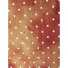 Tecido de Bolas Fundo Laranja Manchado