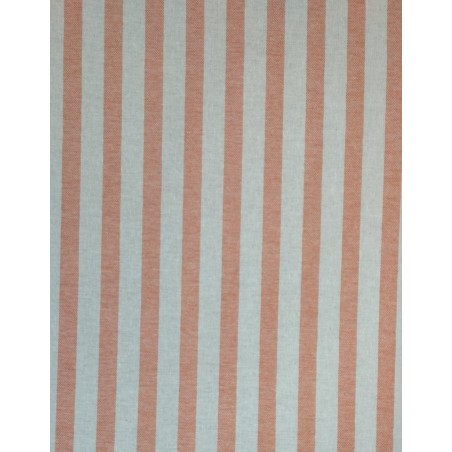 Linho Alentejano Resinado - Riscas Laranja