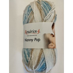 Nanny Pop Azul e Creme 35