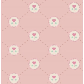 Kawaii Coração Flor