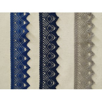 Renda Azulão, Azul Escuro e Cinza