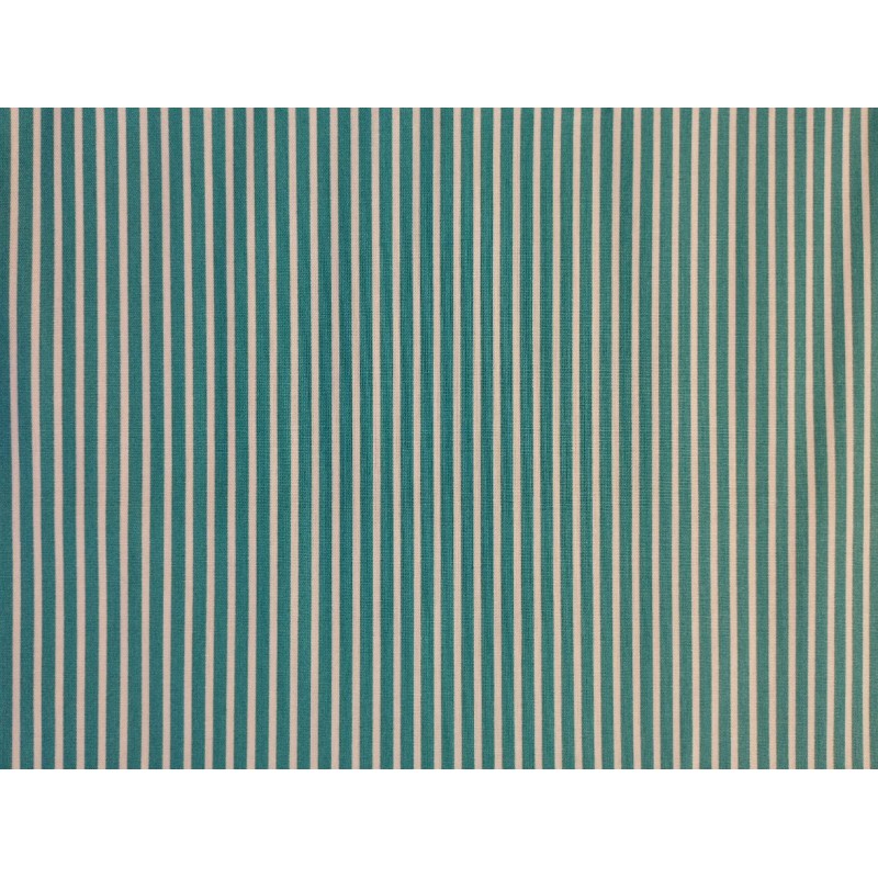 Riscas - Poppy Fabrics Azul Turquesa