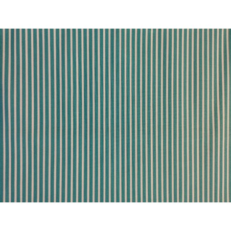 Riscas - Poppy Fabrics Azul Turquesa