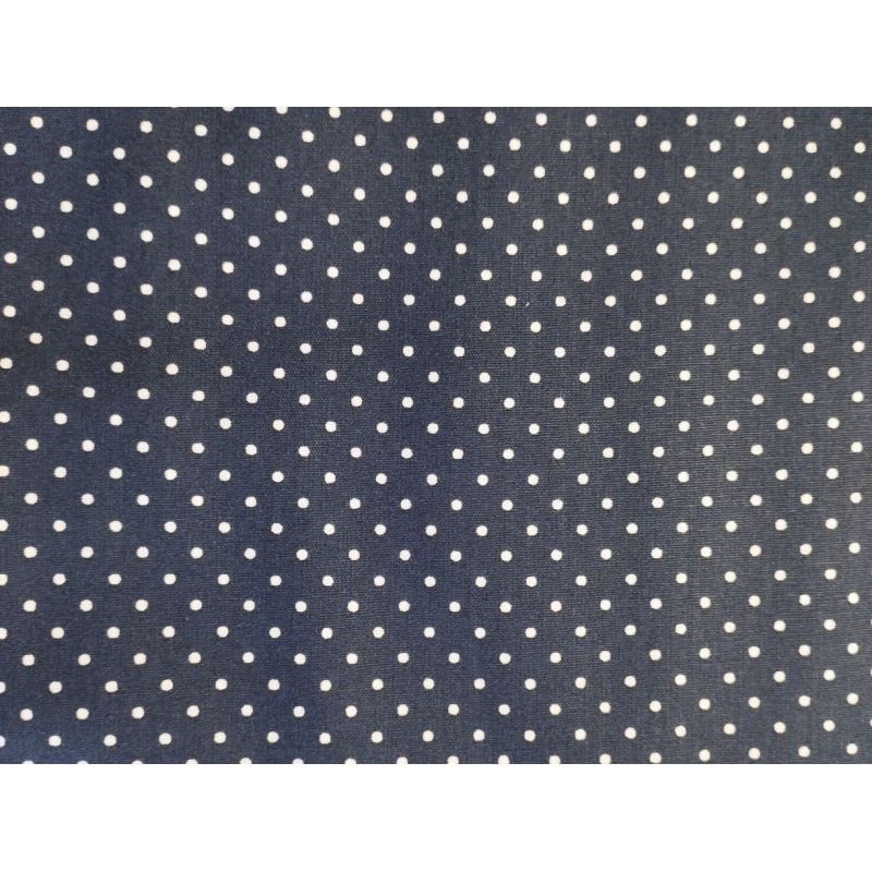 Pintinhas - Poppy Fabrics Azul Escuro