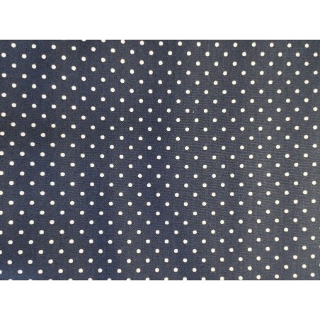 Pintinhas - Poppy Fabrics Azul Escuro