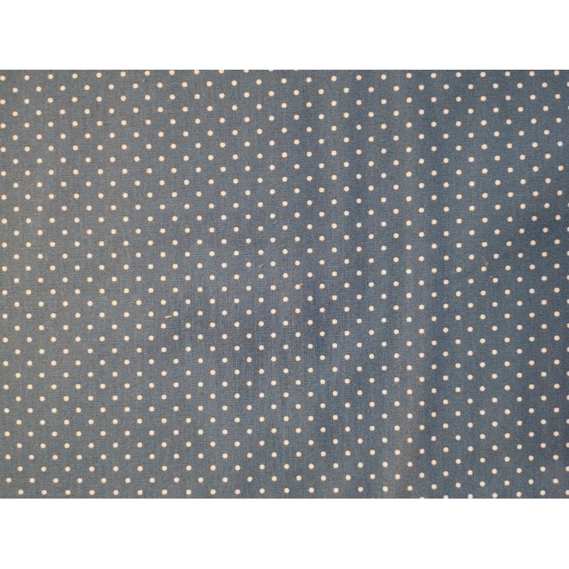 Pintinhas - Poppy Fabrics Azul Petroleo
