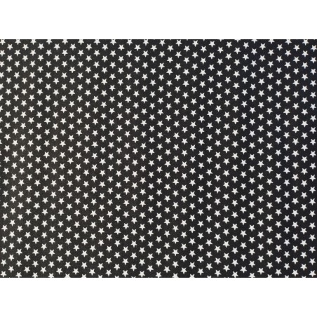 Estrelinhas - Poppy Fabrics Preto