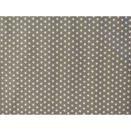 Estrelinhas - Poppy Fabrics Cinza