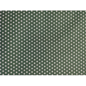 Estrelinhas - Poppy Fabrics Verde Escuro