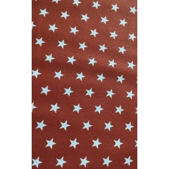 Estrelas - Poppy Fabrics Tijolo