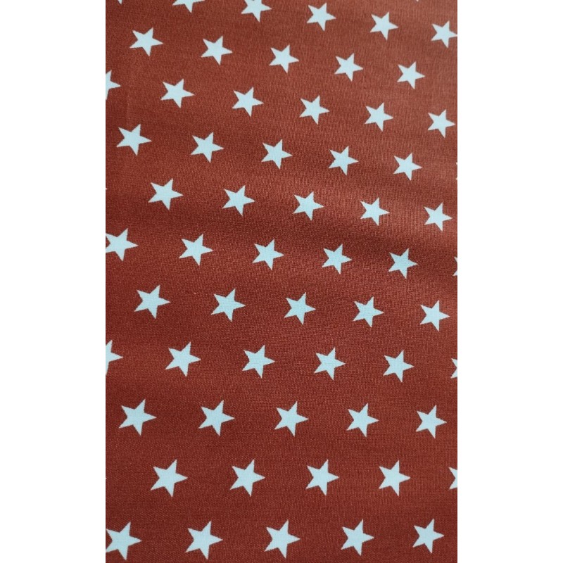 Estrelas - Poppy Fabrics Tijolo