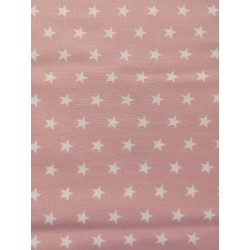 Estrelas - Poppy Fabrics Rosa