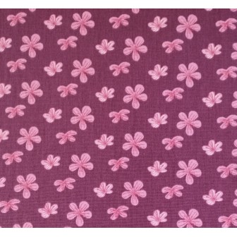 Oriental - Flores Fundo Cerise
