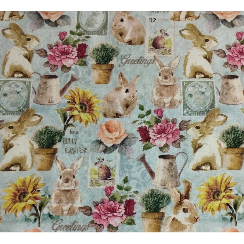 Coelhos Floral