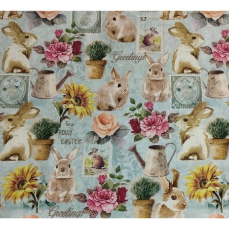 Coelhos Floral