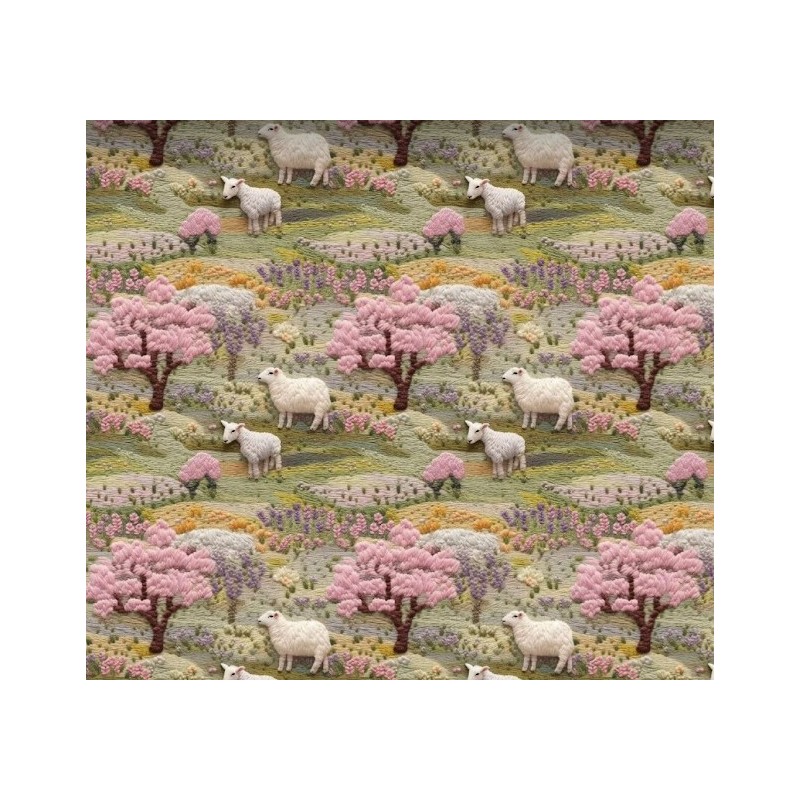 Fabricart- Ovelhas no Pasto 3D