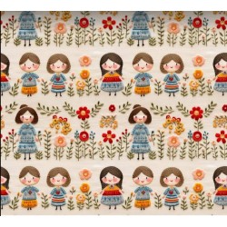 Fabricart- Meninas Bordadas 2